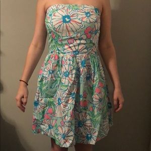 Lily Pulitzer Summer Strapless Dress